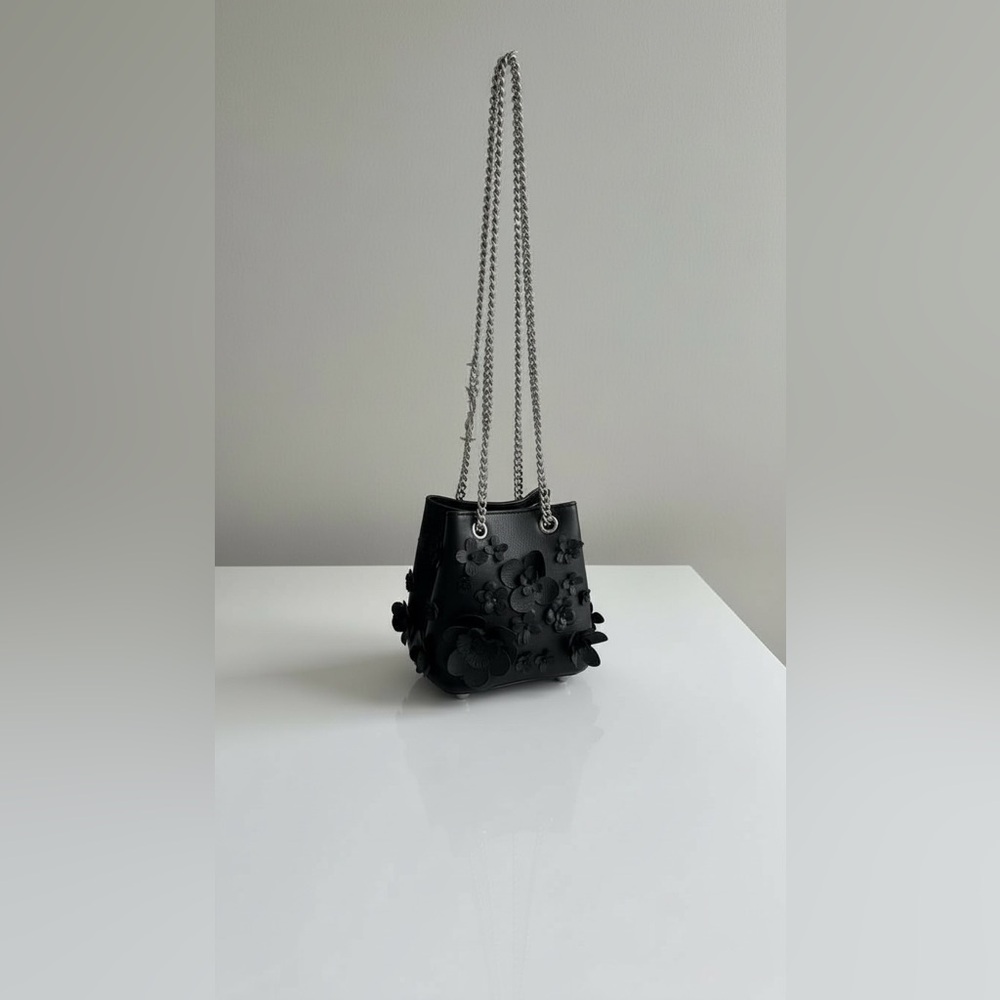 Saint Laurent Lambskin Appliqué Baby Emmanuelle Bucket Bag - Picture 2 of 11